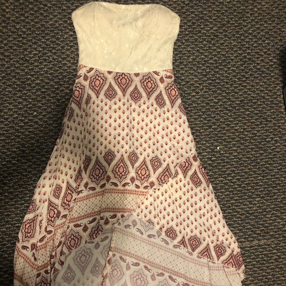 Strapless dress